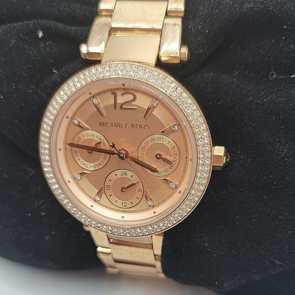 Michael Kors Parker MK6352 Womens Stainless Steel Analog Dial Quartz Watch AM469 - Picture 5 of 11